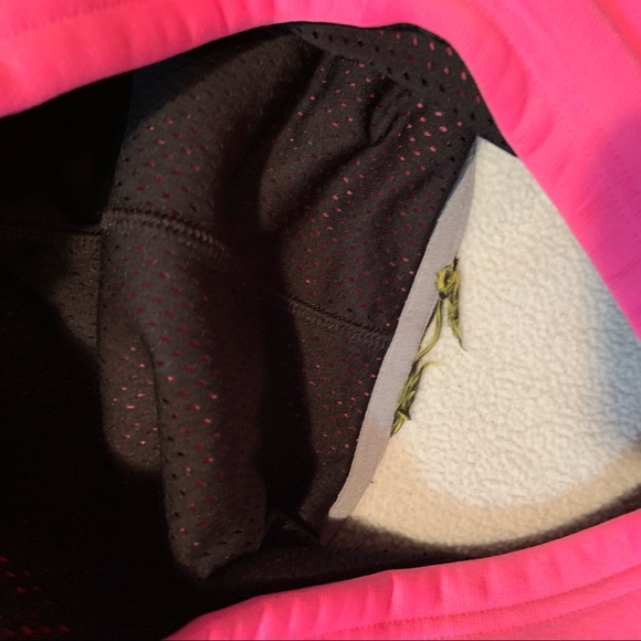 YXL PINK & GRAY UNDERARMOUR STORM HOODIE - Picture 5 of 7